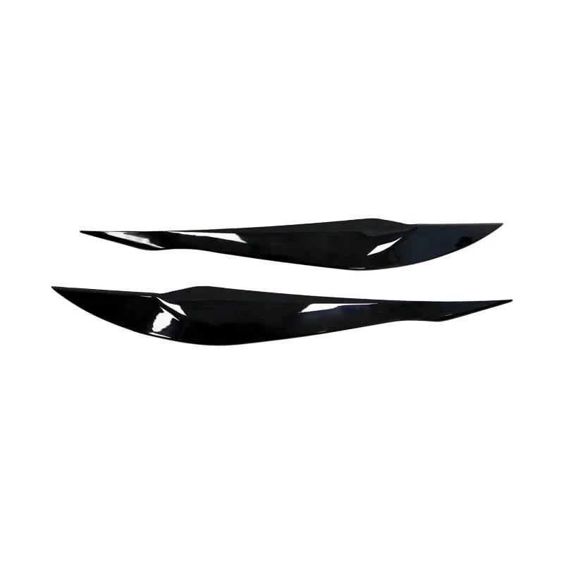 Headlight Eyebrow Covers for BMW 3 Series F30 F31 2012–2019 – Gloss Black / Carbon Look Eyelid Trim Pair