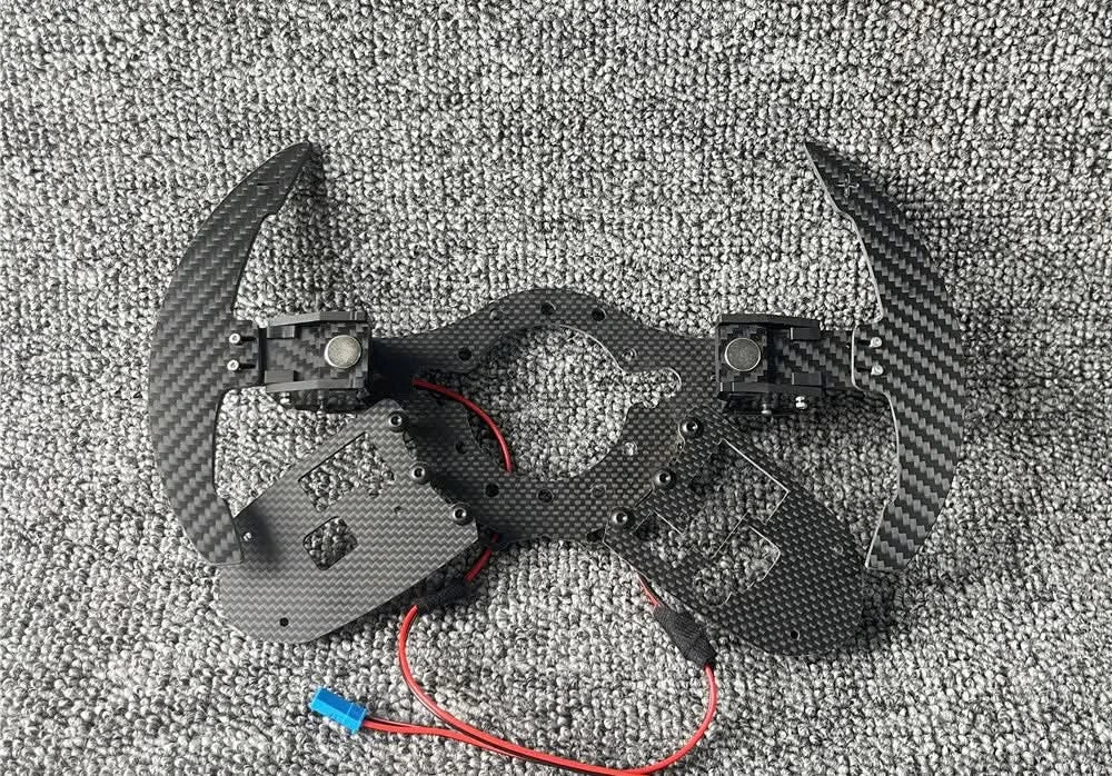 BMW Carbon Fiber Magnetic Shift Paddle Bracket – Steering Wheel Button Retention Mount