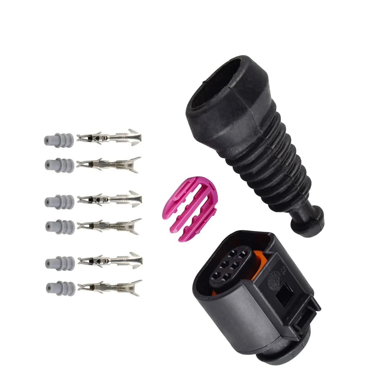 LSU4.9 Wideband O2 Sensor Connector Plug Kit – Replacement Harness Housing (1J0973713)