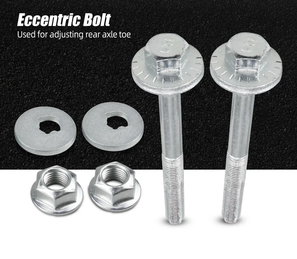 Rear Suspension Eccentric Camber Bolt – BMW E8X & E9X (Replaces 33326764292)