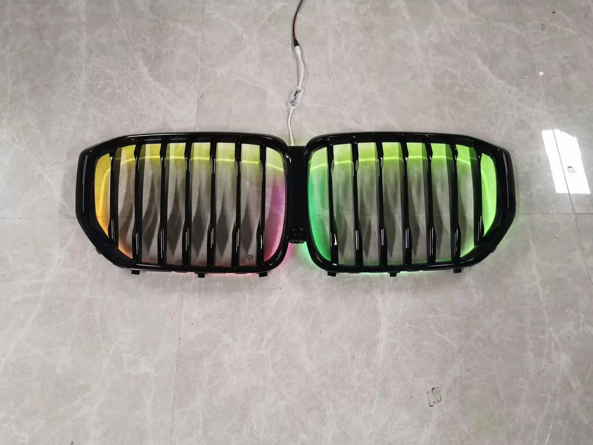 BMW X5 G05 LED Front Grille – Gloss Black Illuminated Kidney Grille (2019–2022)