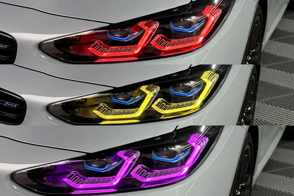 RGB LED Daytime Running Light Modules – Laser Headlight Compatible for BMW G8X / G2X