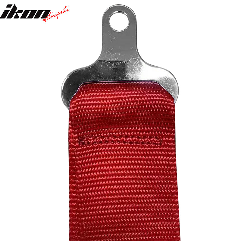 Universal Red 2" 6th Cam-lock Seat Belt Harness Nylon
