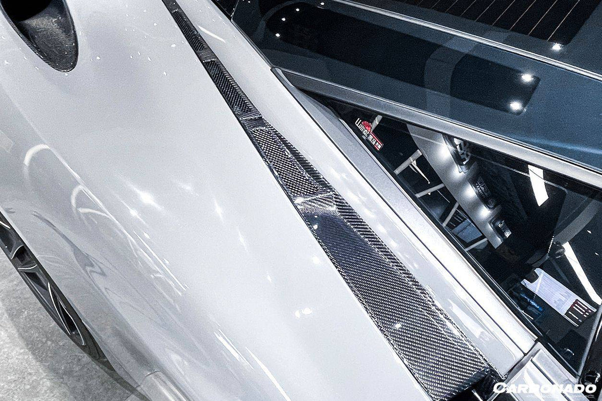 2017-2022 McLaren 720S Coupe Only Carbon Fiber Engine Hood Side Air Intake Vents 6pcs (Dont Fit Spyder)