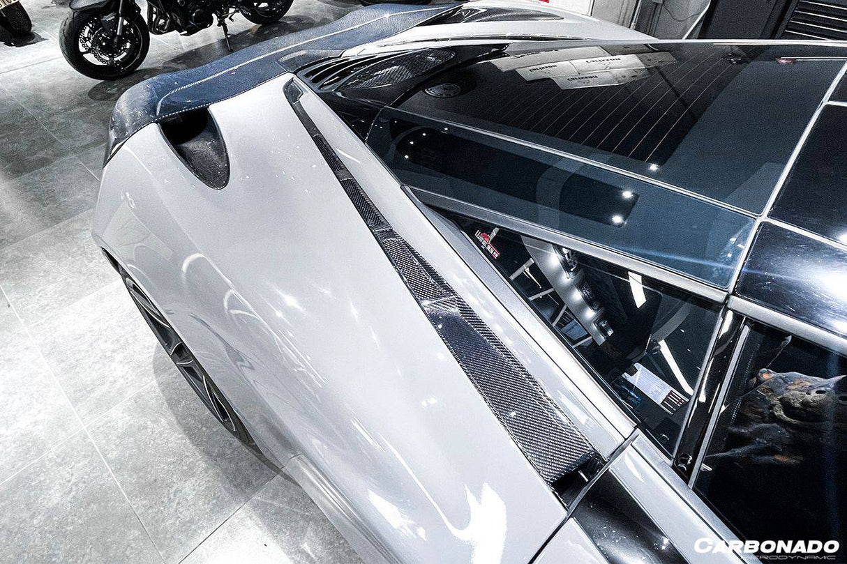2017-2022 McLaren 720S Coupe Only Carbon Fiber Engine Hood Side Air Intake Vents 6pcs (Dont Fit Spyder)