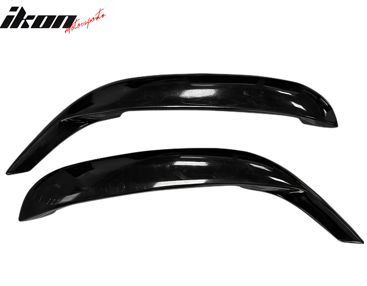 2011-2023 Dodge Charger IKON1 Style Side Fin Vents Gloss Black ABS
