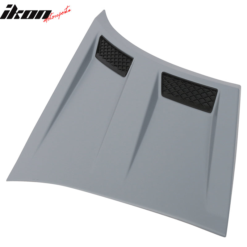 2015-2018 Ford Mustang Gray 3D Front Side Fender Guard Vents PP