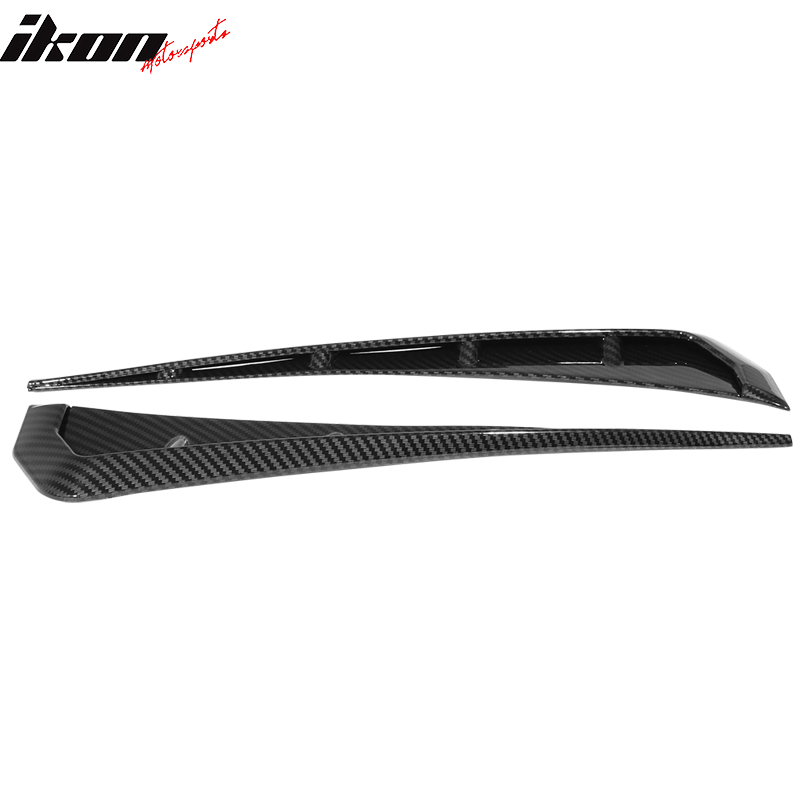 2016-2021 Honda Civic Type-R Style CF Hydro Dip Side Vent Fender ABS