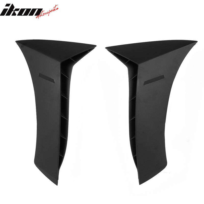 2015-2018 Benz W205 C-Class Sedan Black Side Fender Vent Cover ABS