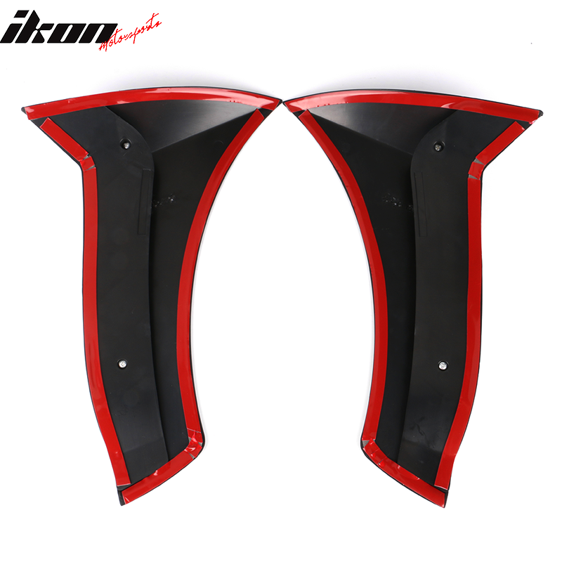 2015-2018 Benz W205 C-Class Sedan Black Side Fender Vent Cover ABS