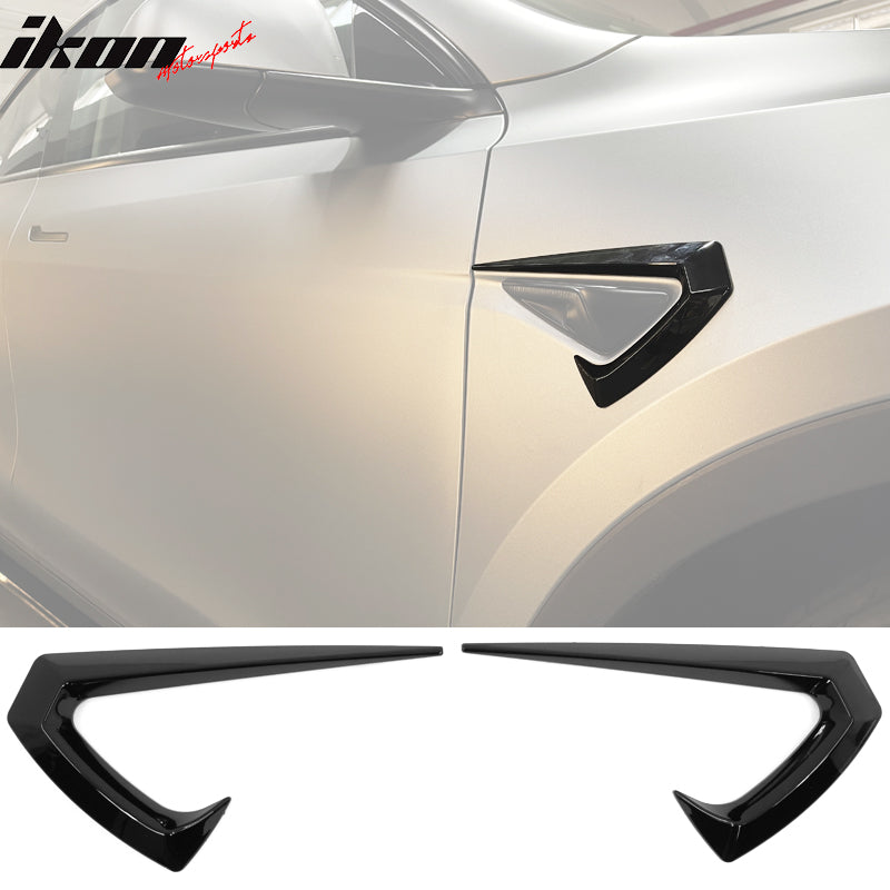 2020-2023 Tesla Model Y Side Fender Camera Vent Trim ABS Plastic