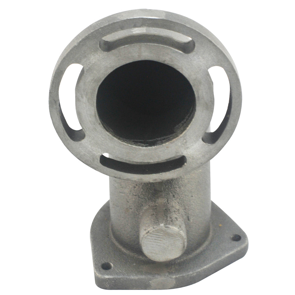 Cast iron turbocharger downpipe 90° 2 1/2" T3 4 bolts