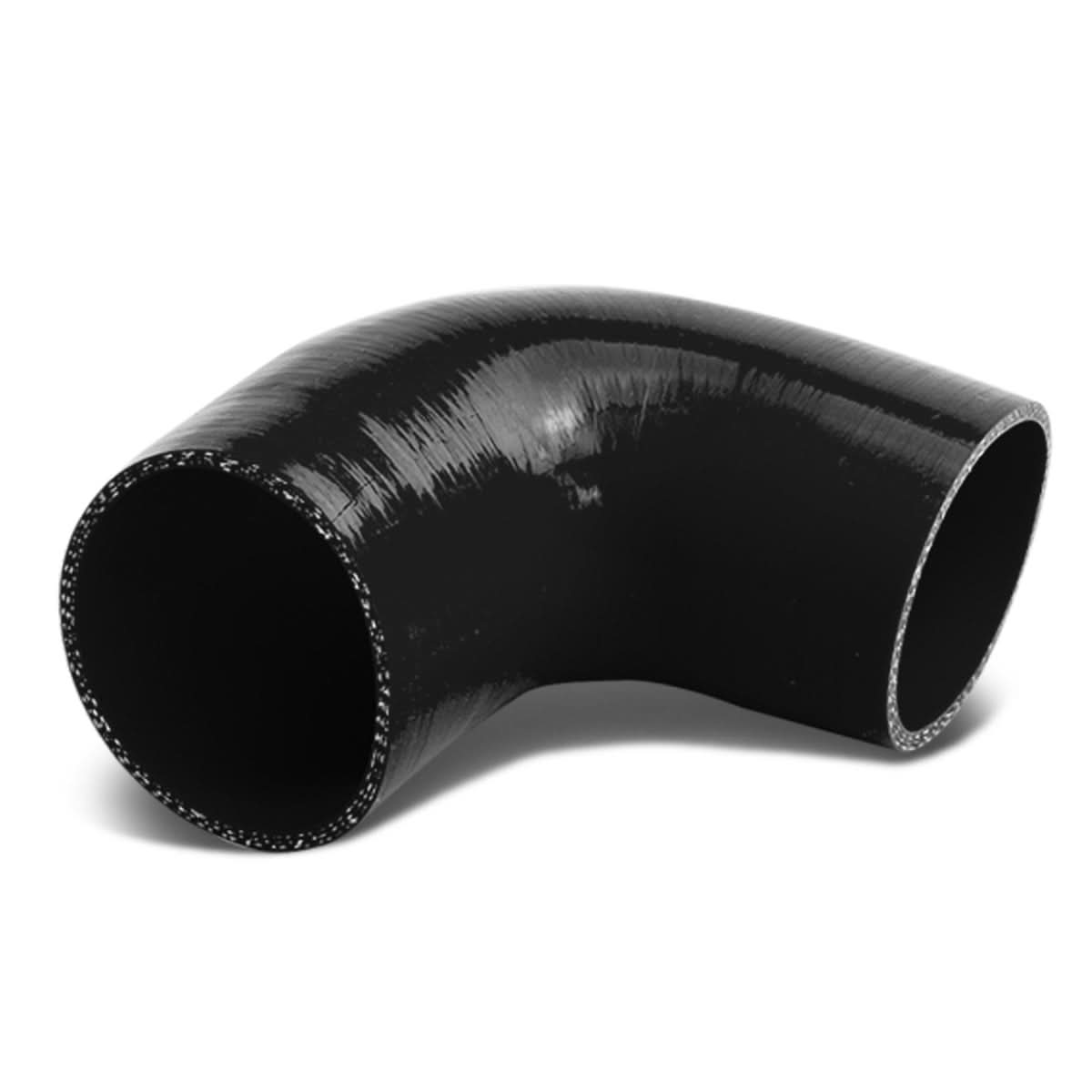 3-PLY Silicone Hose 1.75" 90 Degree Black