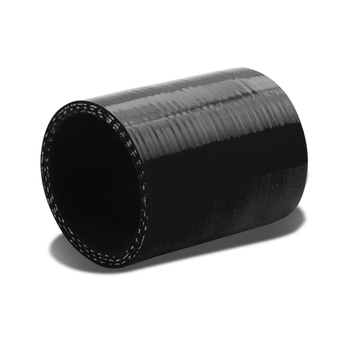 2.25" Straight Silicone Hose - 3-Ply Black