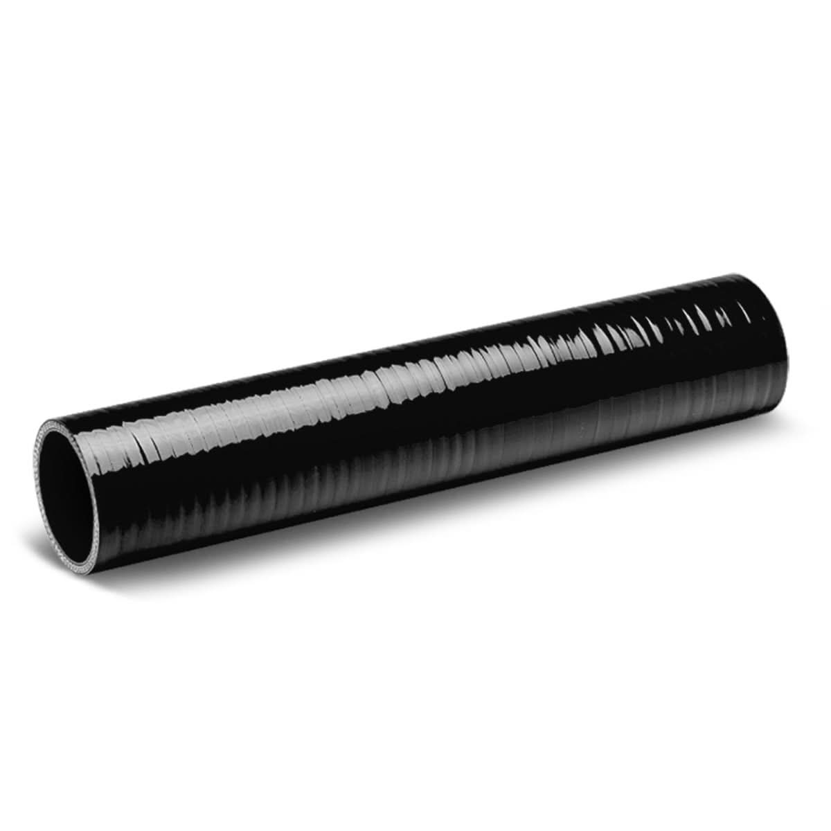 2.50" x 12" 3-Ply Silicone Hose - Black