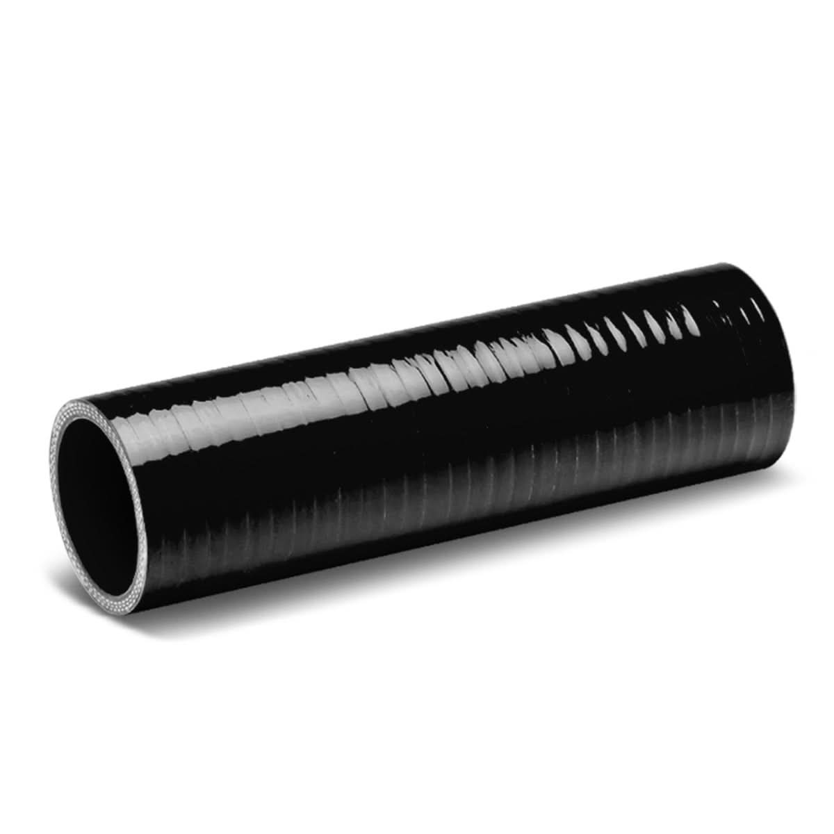 2.50" x 8" Black Silicone Hose - 3-Ply Construction