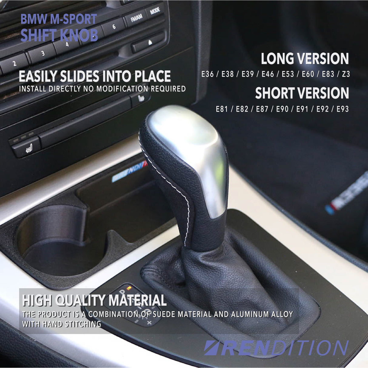 BMW M-SPORT SHIFT KNOB - K2 Industries