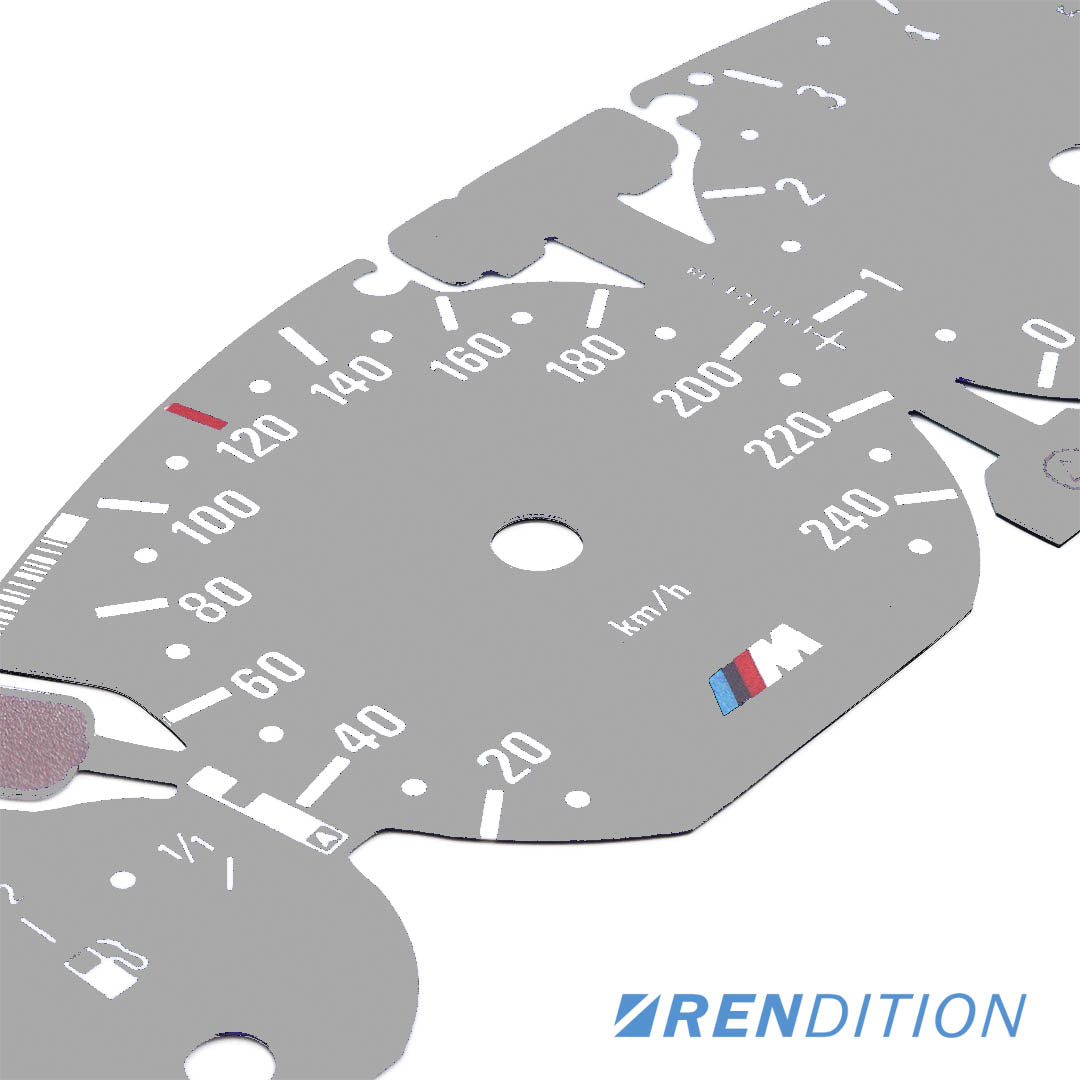 BMW E46 GAUGE FACE FOR M3 330 328 325 318 320 323 316 - K2 Industries
