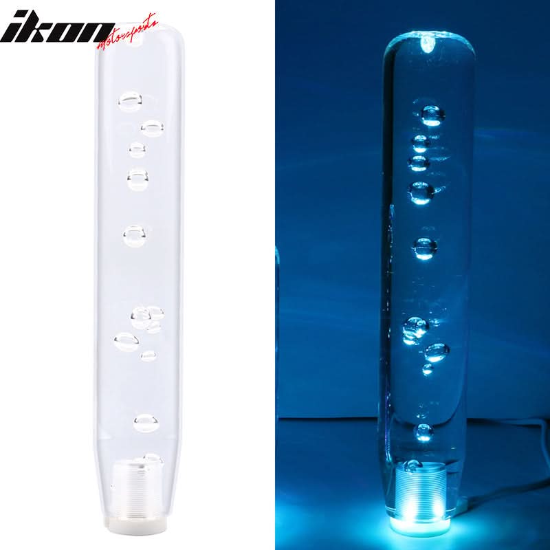 Universal Crystal Bubble LED knob Shifter Head Manual Gear Shifter