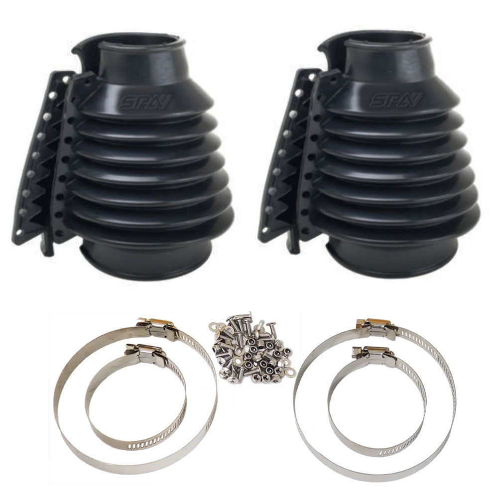 Rear Swing Axle Boots Pair - Black + Urethane Transmission Mount Kit for VW BUG/Beetle/Buggy/Baja