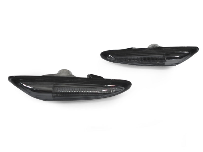 2002-2005 Bmw E46 4d/5d Depo White Led Light Bar Smoke Side Marker