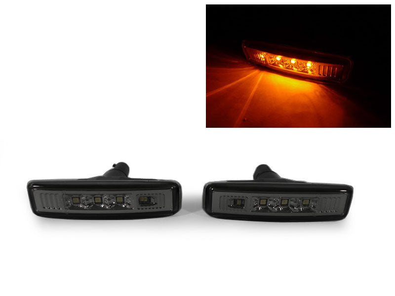 1997-2003 BMW E39 Smoke LED Amber Side Marker Lights