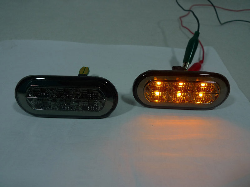 Volkswagen Golf GTI Jetta Passat Smoke Amber LED Side Marker Lights