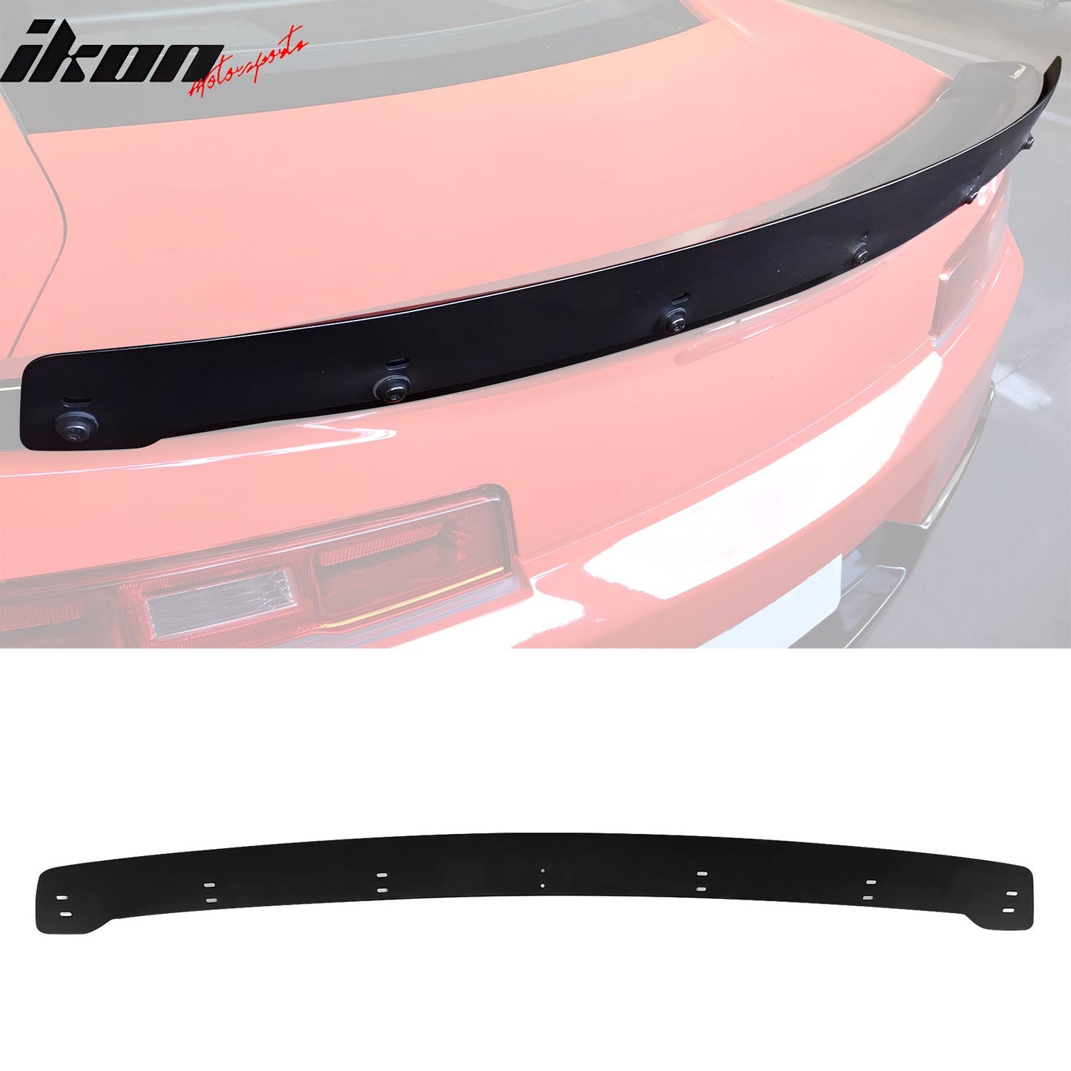 2014-2015 Camaro ZL1 Style Spoiler Gurney Flap Wicker Bill W/ Hardware
