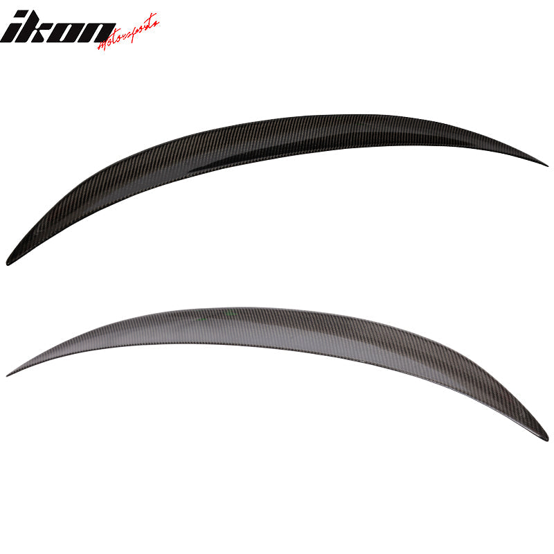 2007-2011 BMW E82 1-Series Coupe P Style Trunk Spoiler Carbon Fiber