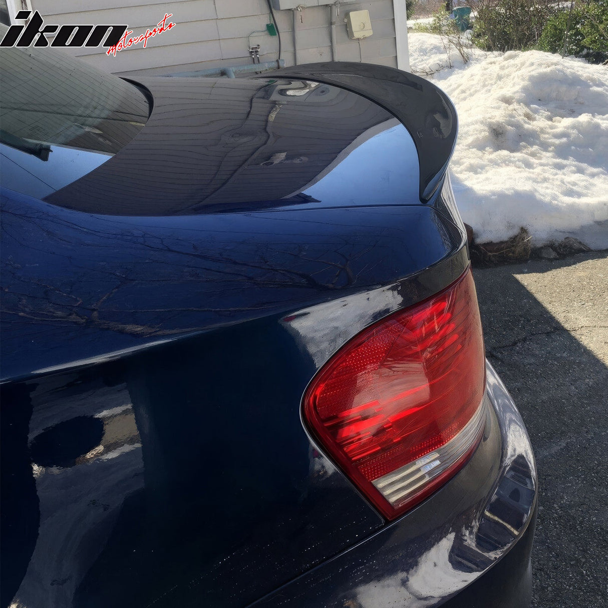 2007-2011 BMW E82 1-Series Coupe P Style Trunk Spoiler Carbon Fiber