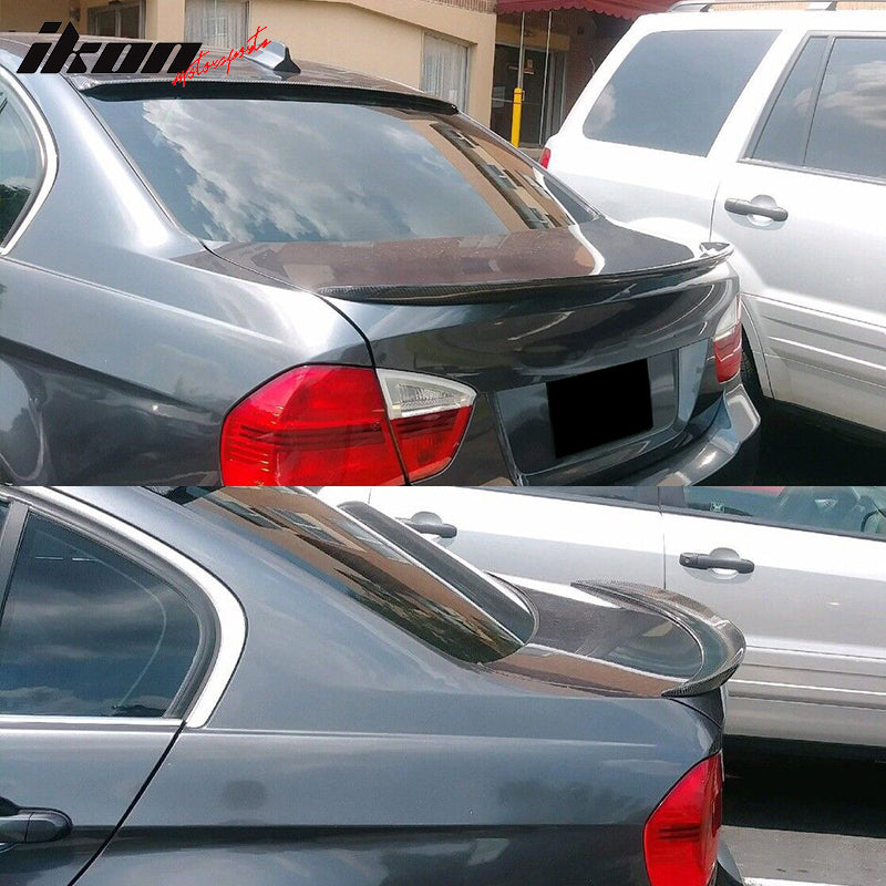 2006-2011 BMW E90 3-Series Sedan M-T Style Trunk Spoiler Carbon Fiber