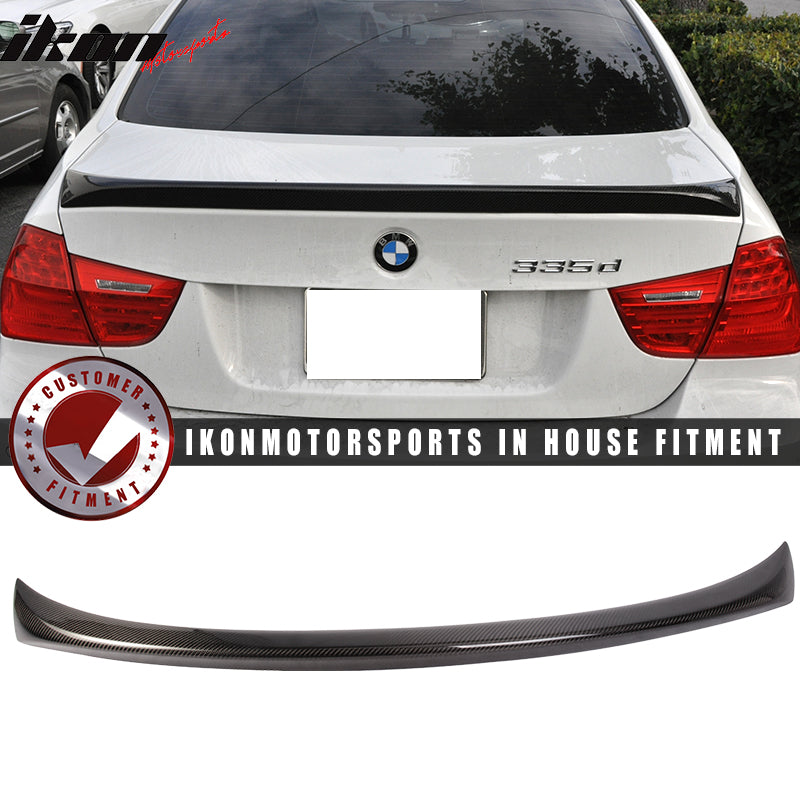 2006-2011 BMW E90 3-Series Sedan OE Style Trunk Spoiler Carbon Fiber