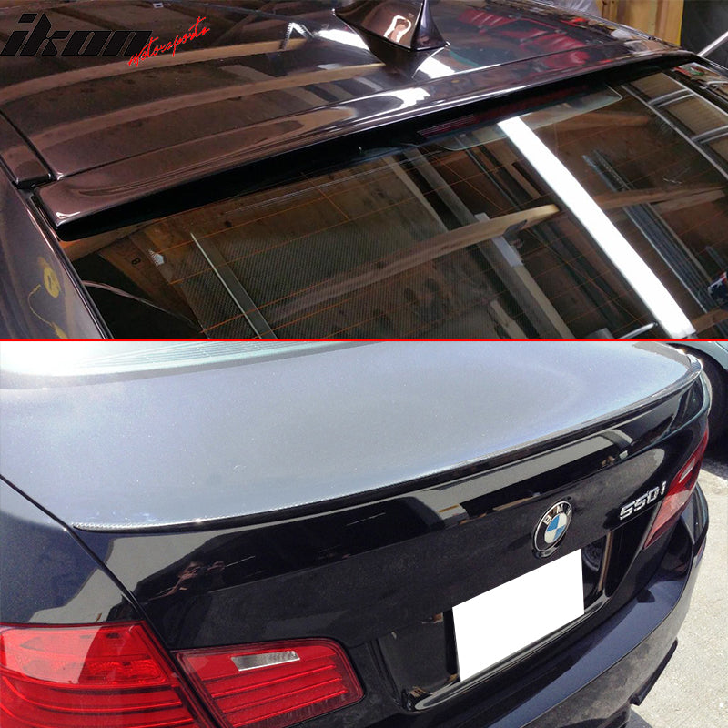 Fits 11-16 F10 CF CF 3D Type Roof Wing & M5 Trunk Spoiler