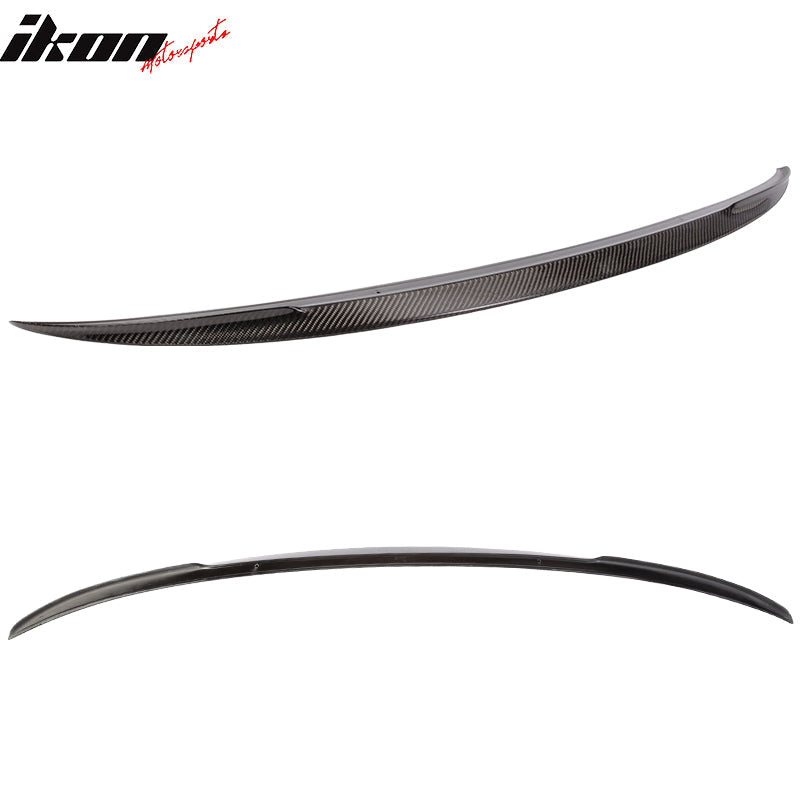2011-2016 BMW F10 5-Serie P Style Unpainted Trunk Spoiler Carbon Fiber