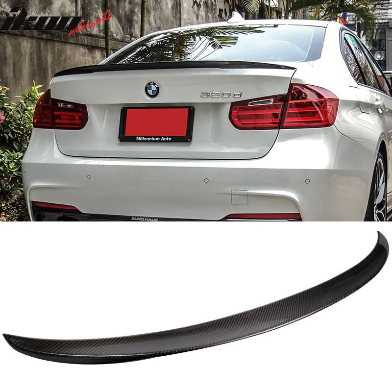 2012-2018 BMW 3-Series F30 Sedan Rear Trunk Spoiler Carbon Fiber