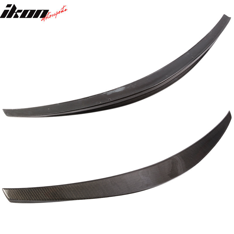 Fits 08-14 C-Class W204 CF OE Roof Wing & D Type Trunk Spoiler