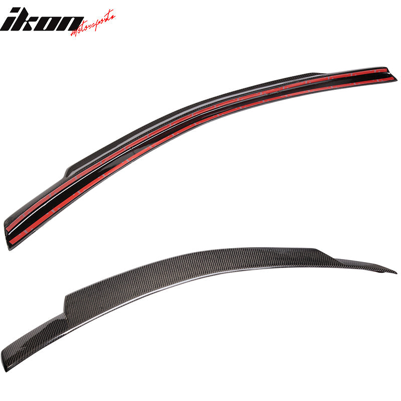 2008-2014 Benz C-Class W204 Sedan V Style Carbon Fiber Trunk Spoiler