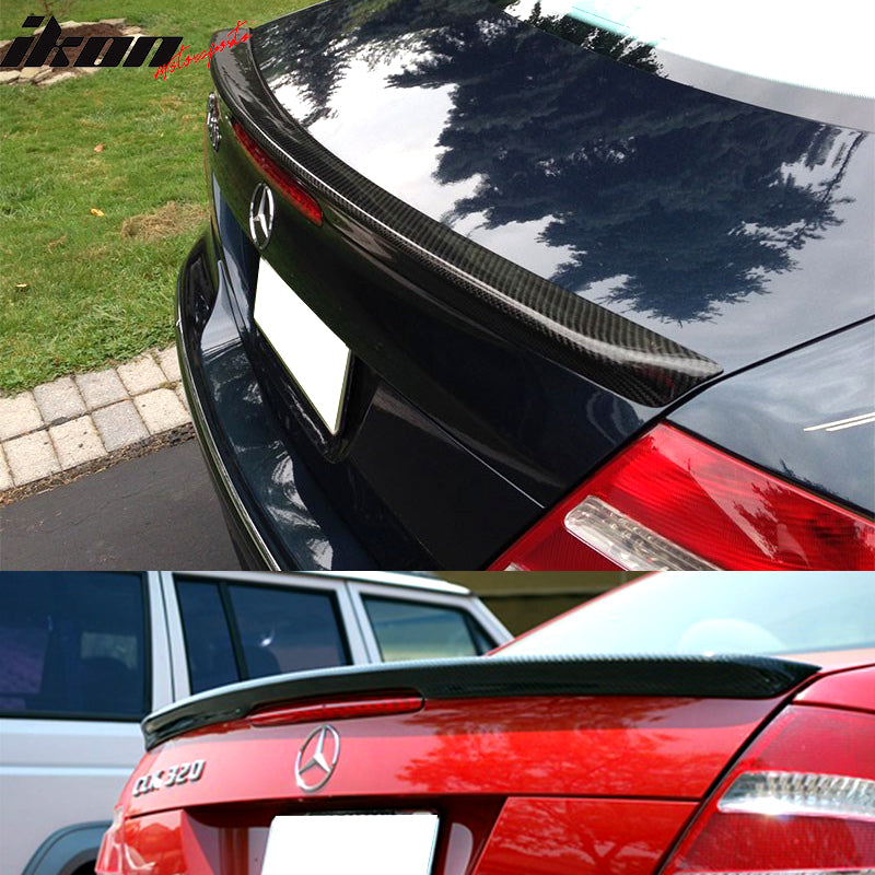 2003-2009 Mercedes C209 CLK-Class AMG Real Trunk Spoiler Carbon Fiber