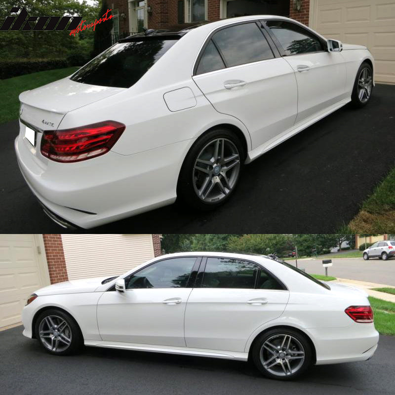 2010-2016 Benz E-Class W212 Sedan OEM Style Roof Spoiler Carbon Fiber