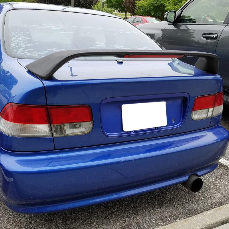 Spec-D Spoiler Honda Civic EK Coupe (96-00) Type-R Style Wing w/ LED Brake Light