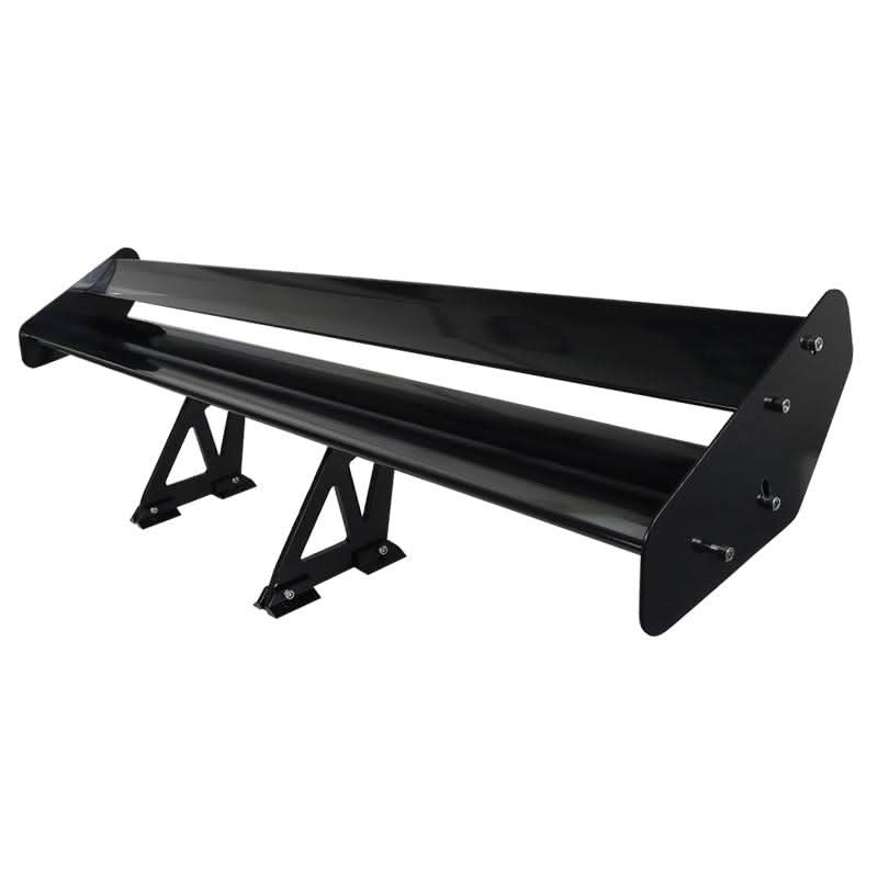 Spec-D Universal F1 / GT Trunk Wing & Spoiler (52" Wide) Black Aluminum