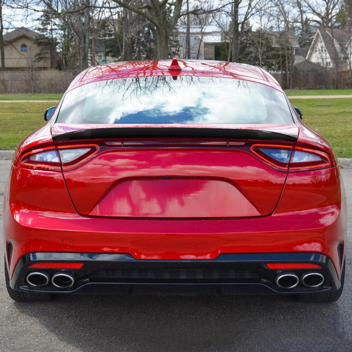 Spec-D Spoiler Kia Stinger (2018-2021) Carbon Fiber Truck Wing