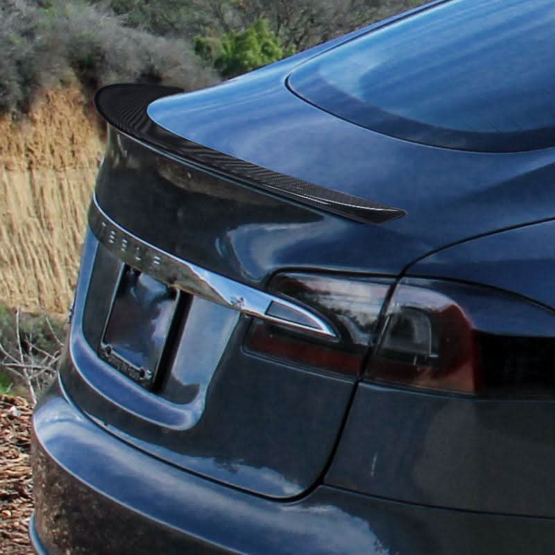 Spec-D Spoiler Tesla Model S (2012-2018) Carbon Fiber - OEM Factory Style