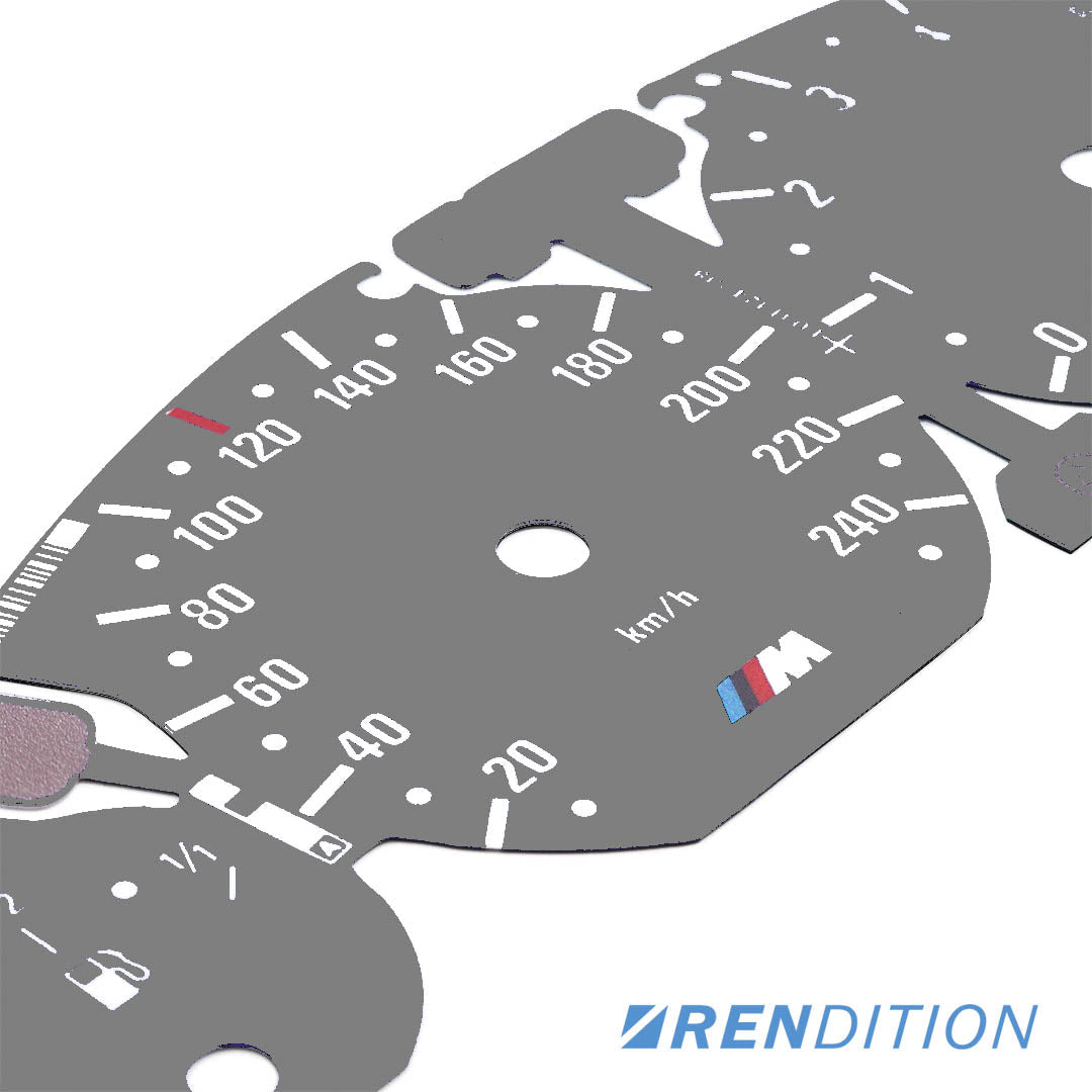 BMW E46 GAUGE FACE FOR M3 330 328 325 318 320 323 316 - K2 Industries