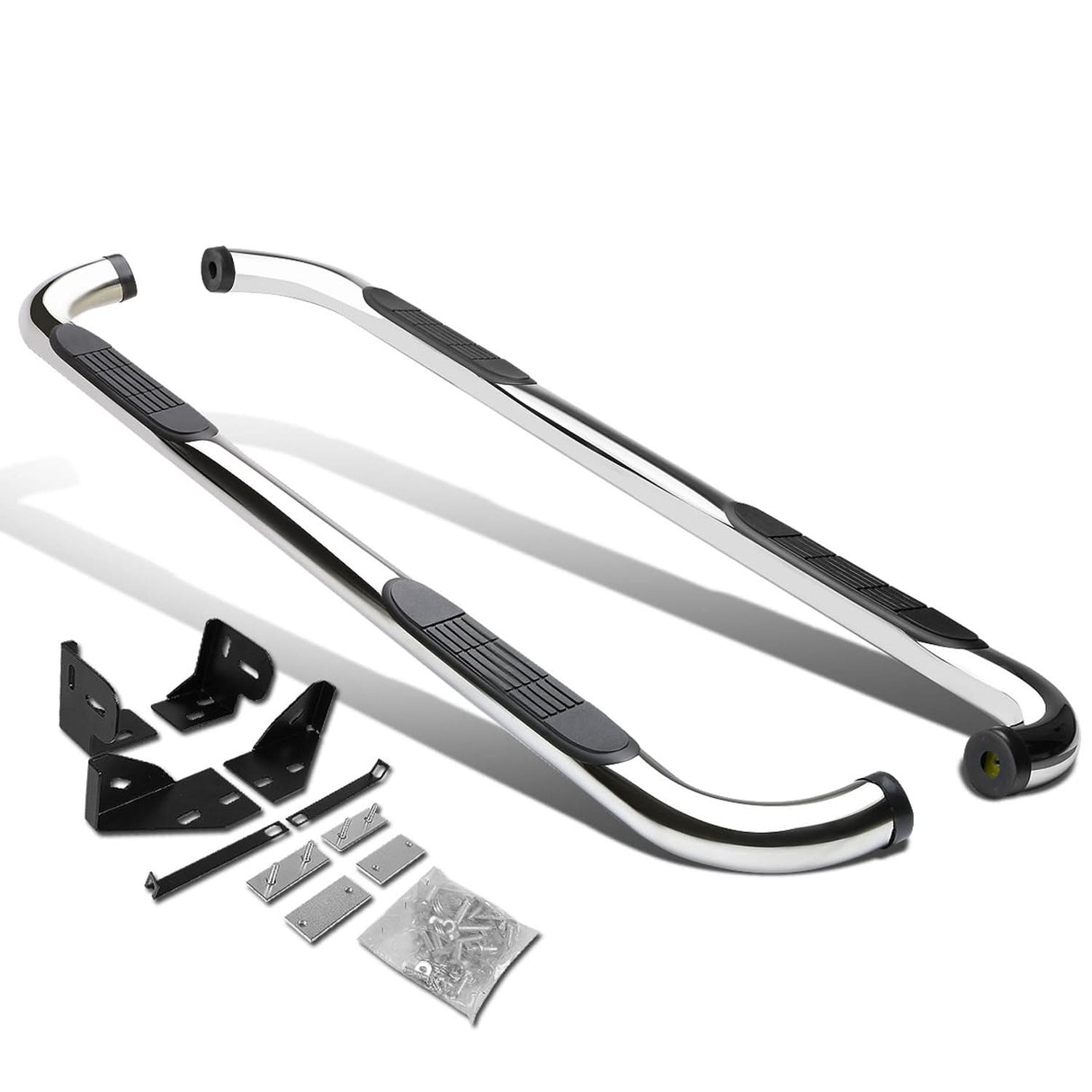 05-10 Jeep Grand Cherokee / Commander 3" Round Nerf Bar Silver