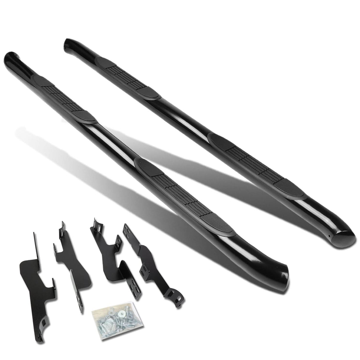 01-06 Acura MDX / 03-08 Honda Pilot 3" Round Nerf Bar Step Bar Black