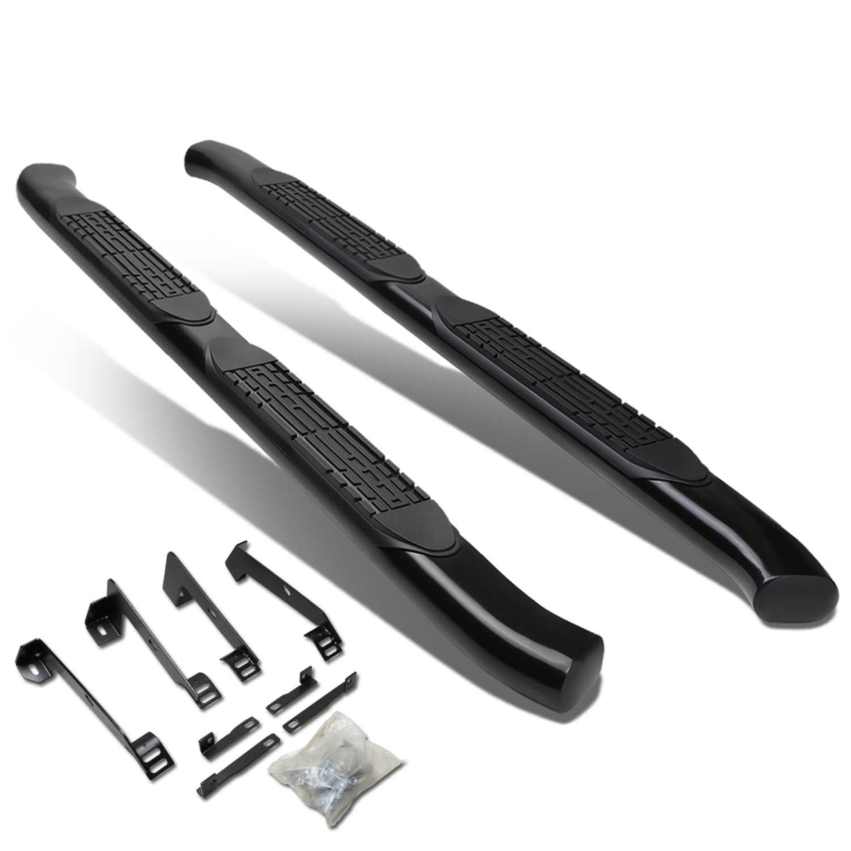 02-09 Dodge Ram 4" Oval Nerf Bars - Black