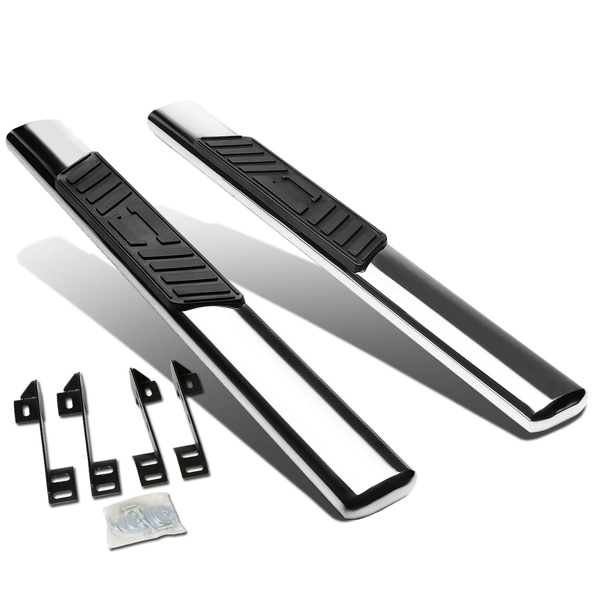 99-16 Chevy Silverado GMC Sierra 5" Oval Nerf Bars Regular Cab