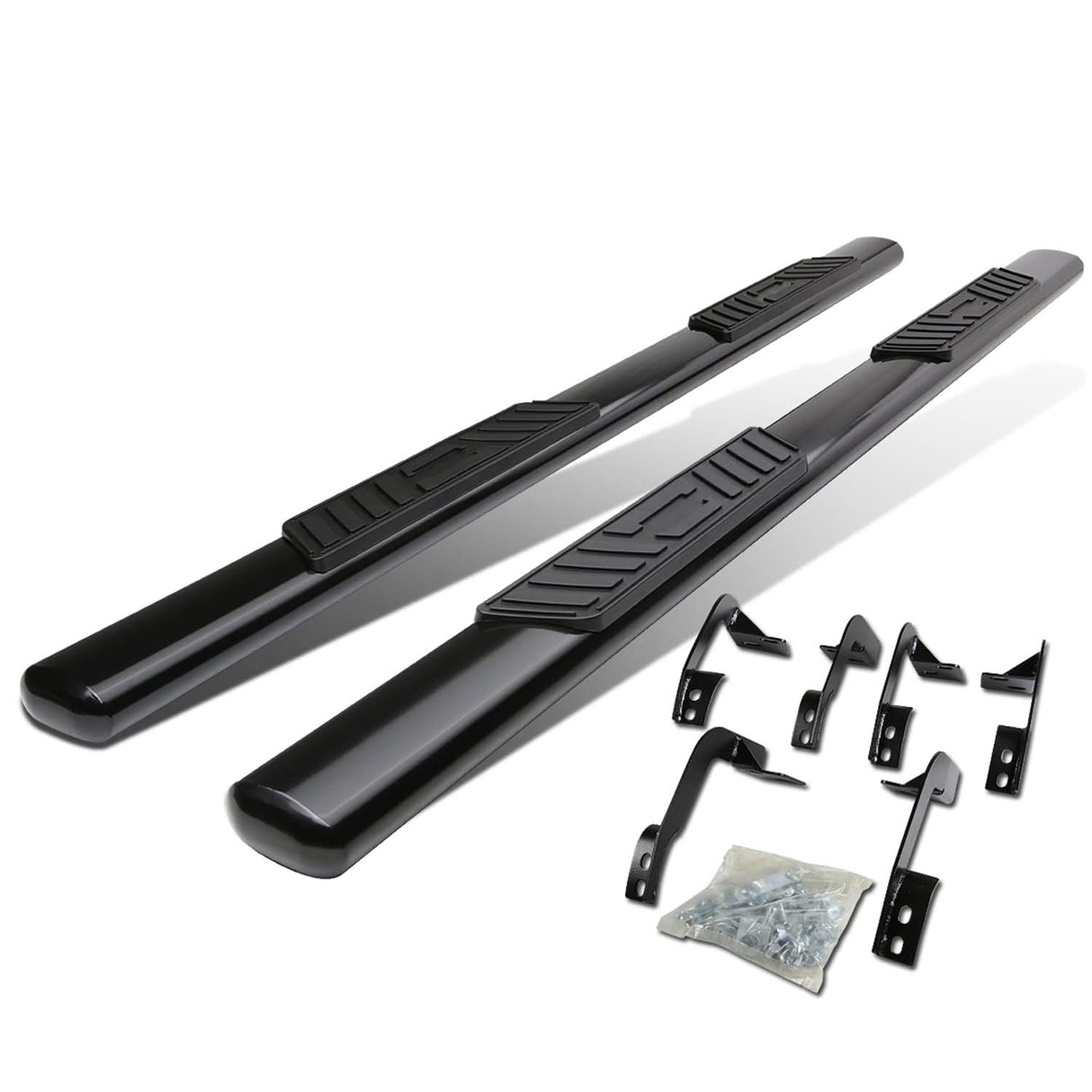 09-16 Dodge Ram 5" Oval Nerf Bars - Quad Cab - Black