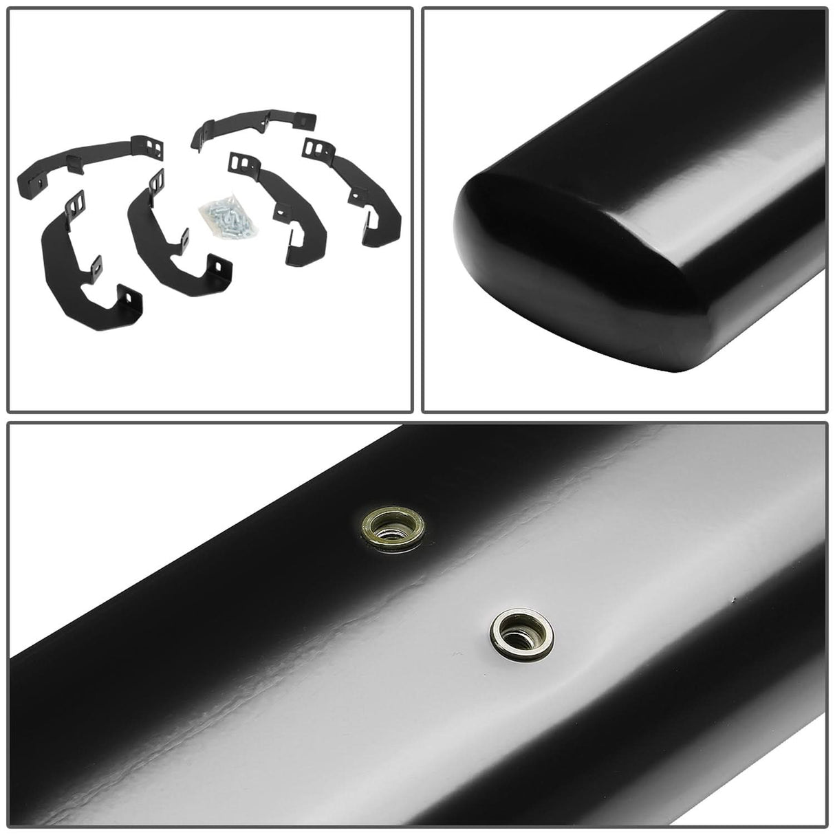 2019-2020 Chevrolet Silverado Extended Cab 5" Oval Nerf Bars - Black